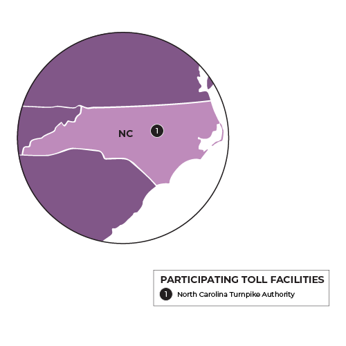 E-ZPass Toll Facilities in North Carolina